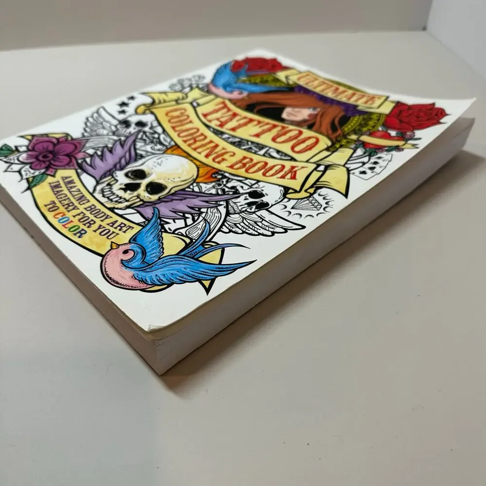 Ulitmate Tattoo Coloring Book Coster Patience Chartwell